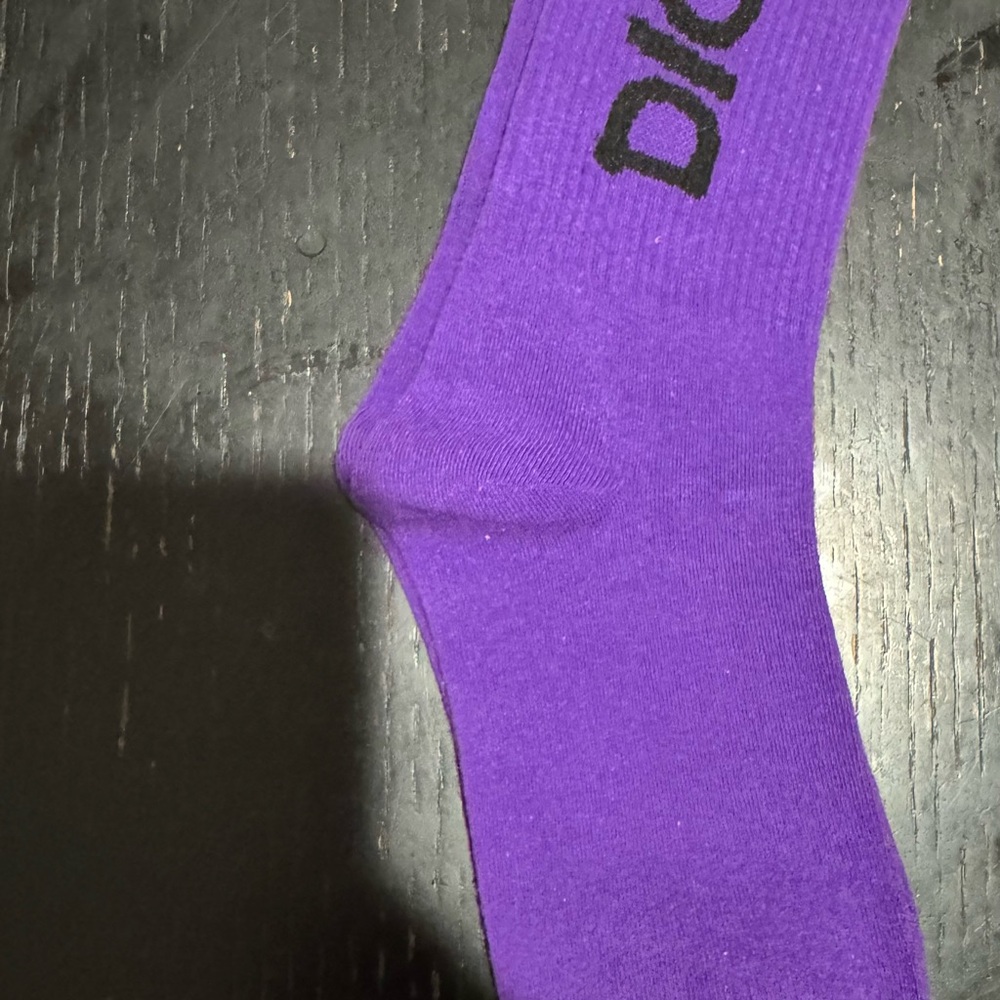 Bold Purple Casual Socks